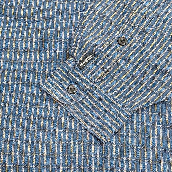 Vintage LEVI’S Sutter Creek Men's Flannel Shirt Striped 100% Cotton Size Large - Picture 2 of 7